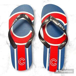 Chicago Cubs Flip Flops Unisex Size 9